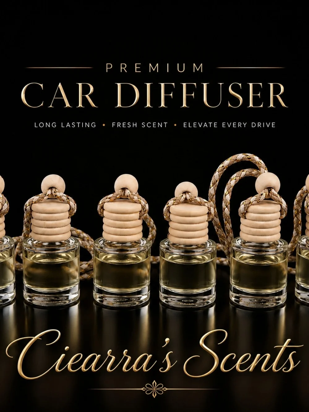 Ciearra's Scents Premium Handmade Car, Home, Office Diffusers